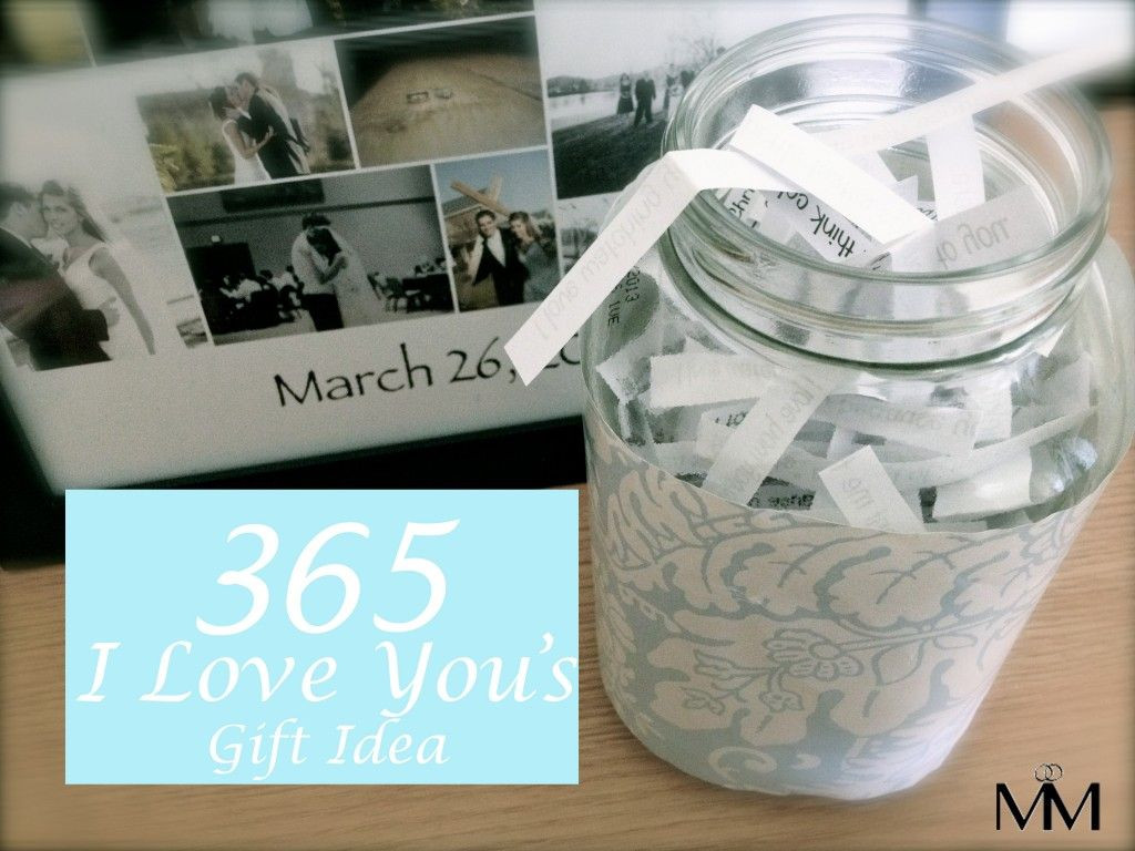 First Married Valentine'S Day Gift Ideas
 The I Love You Jar Give your spouse 365 I Love You s on