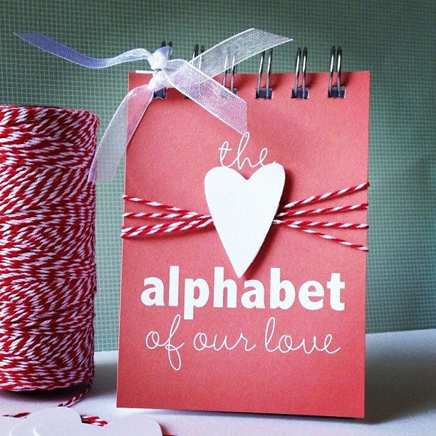 First Married Valentine'S Day Gift Ideas
 Love Journal Alphabet of Our Love Love Letters What I