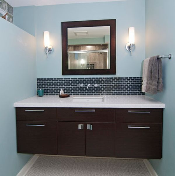 Floating Bathroom Sink Cabinet
 27 Floating Sink Cabinets and Bathroom Vanity Ideas
