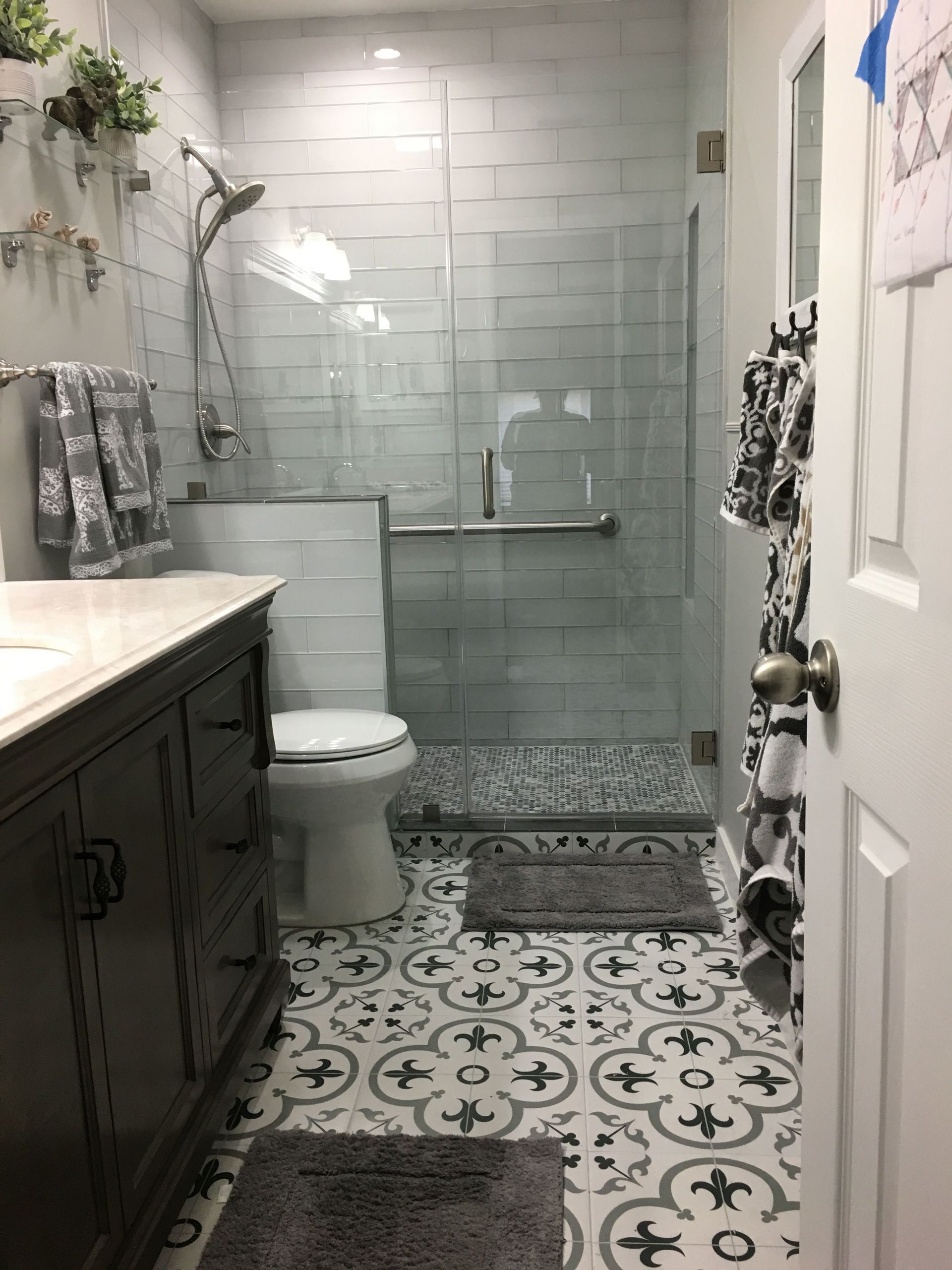 Floor And Decor Bathroom Tile
 Bath Remodel Tiles Floor & Decor floor Florentina Grey