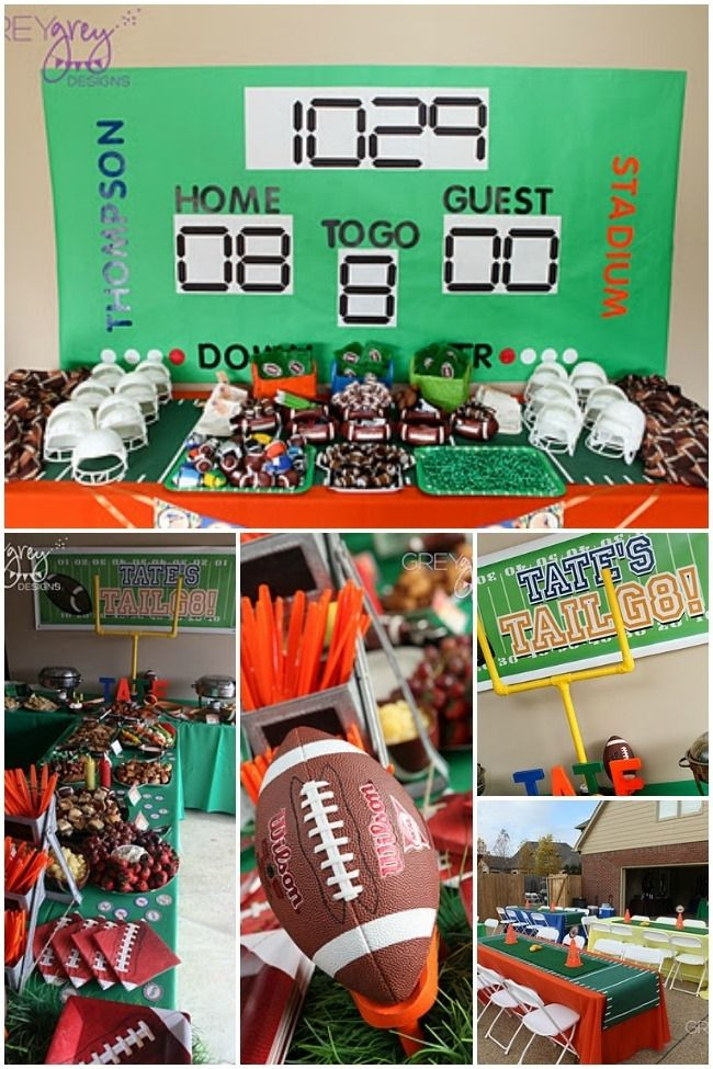 Football Party Ideas For Kids
 Football Birthday Party Ideas party