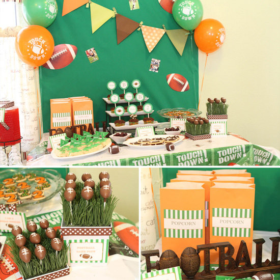 Football Party Ideas For Kids
 Custom Football Collection $85