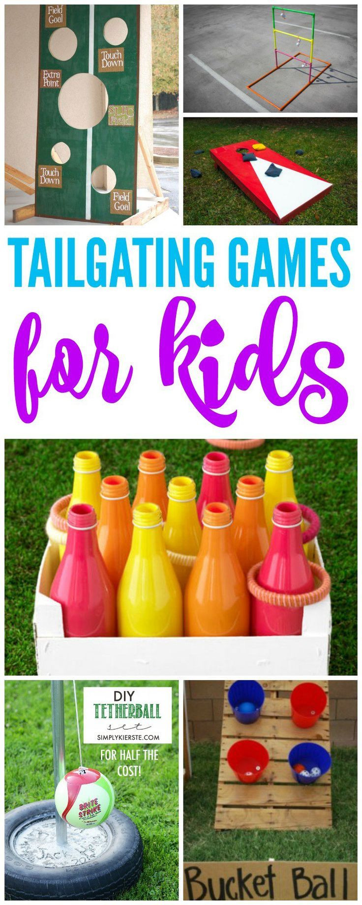 Football Party Ideas For Kids
 Tailgate Games for Kids or Adults Football Parties and