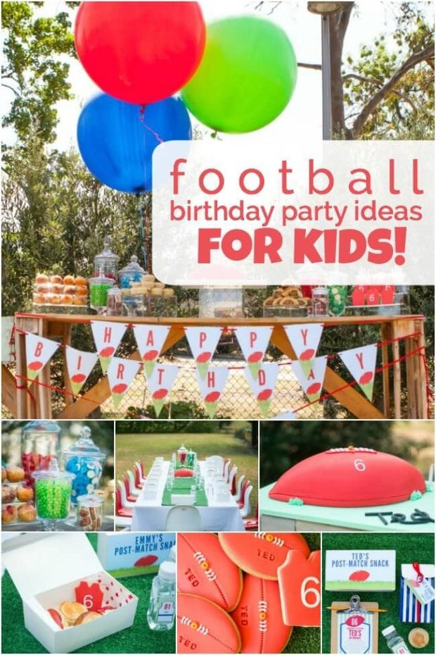 Football Party Ideas For Kids
 Football Birthday Party Spaceships and Laser Beams