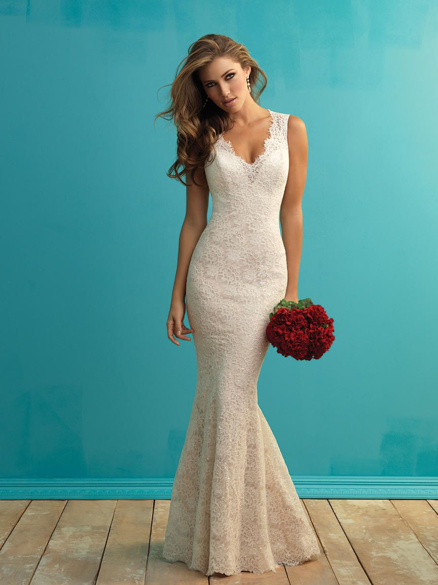 Form Fitting Wedding Dress
 Lace Allure Bridals wedding dress y wedding lace