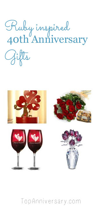 Fortieth Anniversary Gift Ideas
 Best 40th Wedding Anniversary Gift Ideas