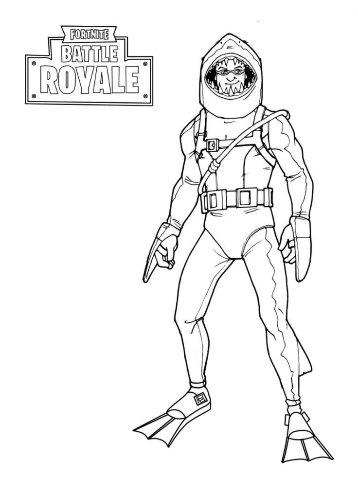 Fortnite Coloring Pages For Kids
 Fortnite Skins Coloring Pages