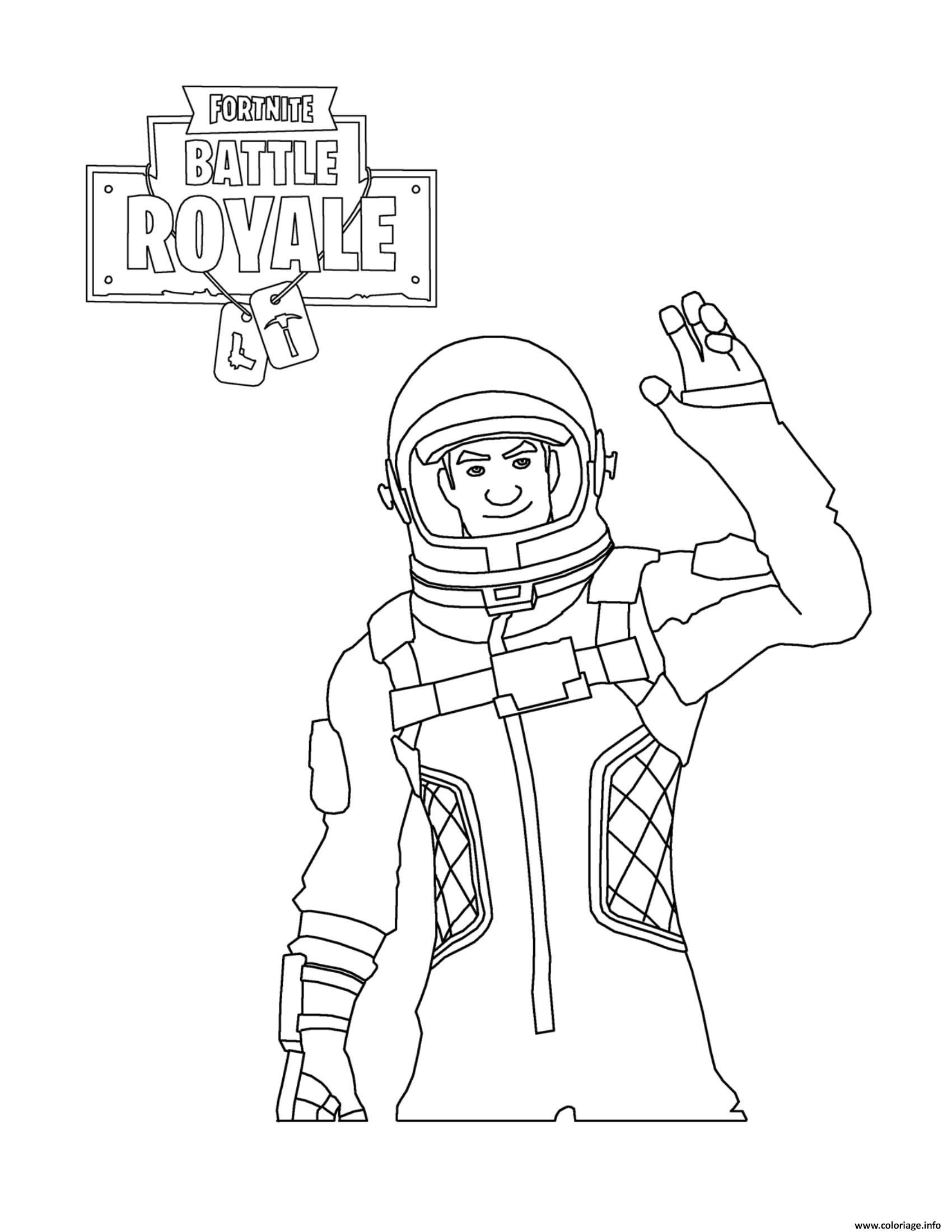 Fortnite Coloring Pages For Kids
 Fortnite Battle Royale Astronaut Fortnite Battle