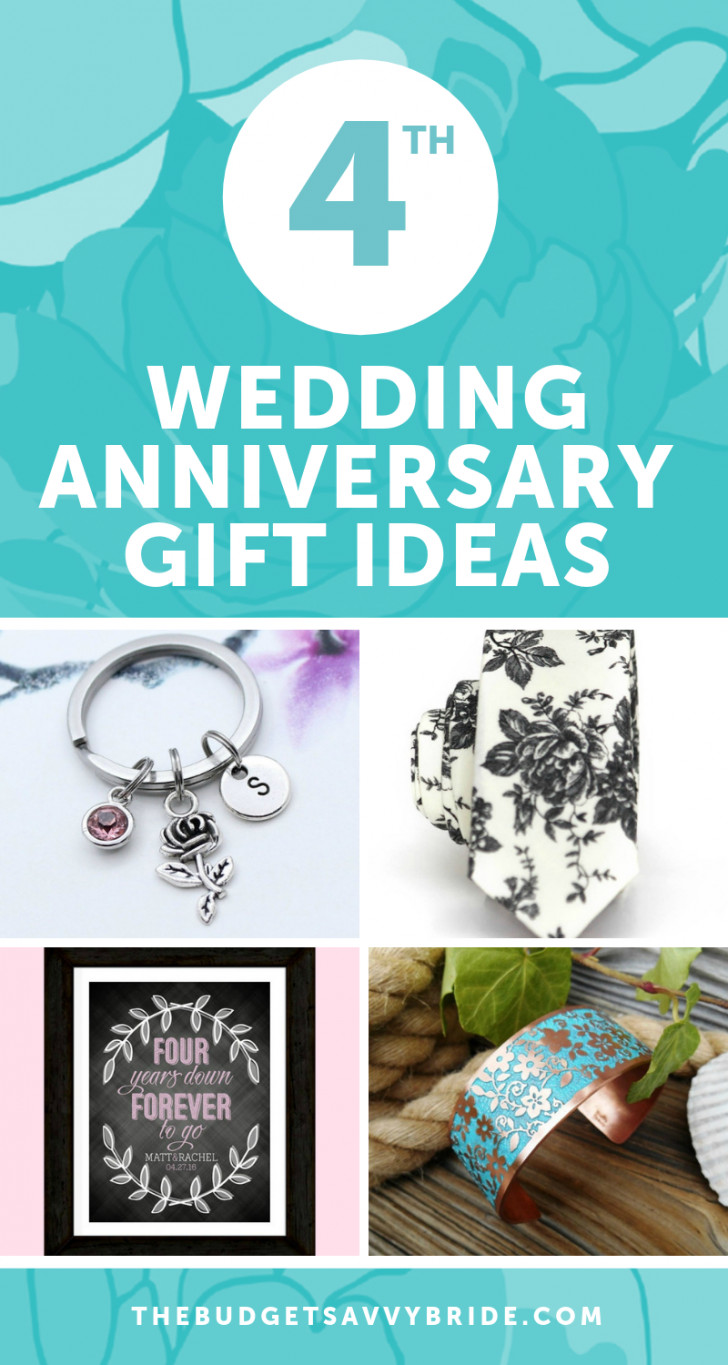 Fourth Anniversary Gift Ideas
 Fourth Wedding Anniversary Gift Ideas