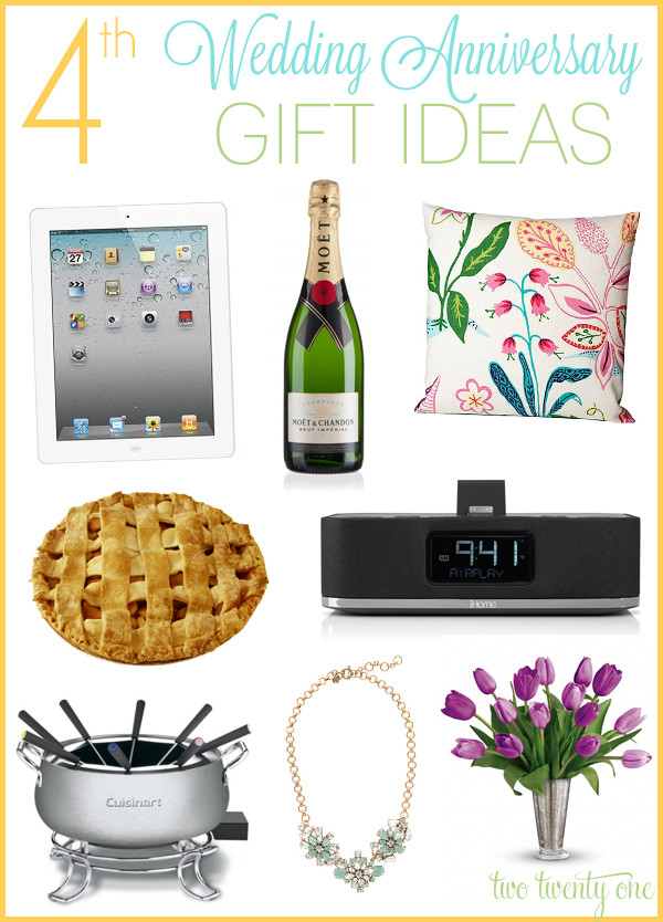 Fourth Anniversary Gift Ideas For Her
 4th Anniversary Gift Ideas