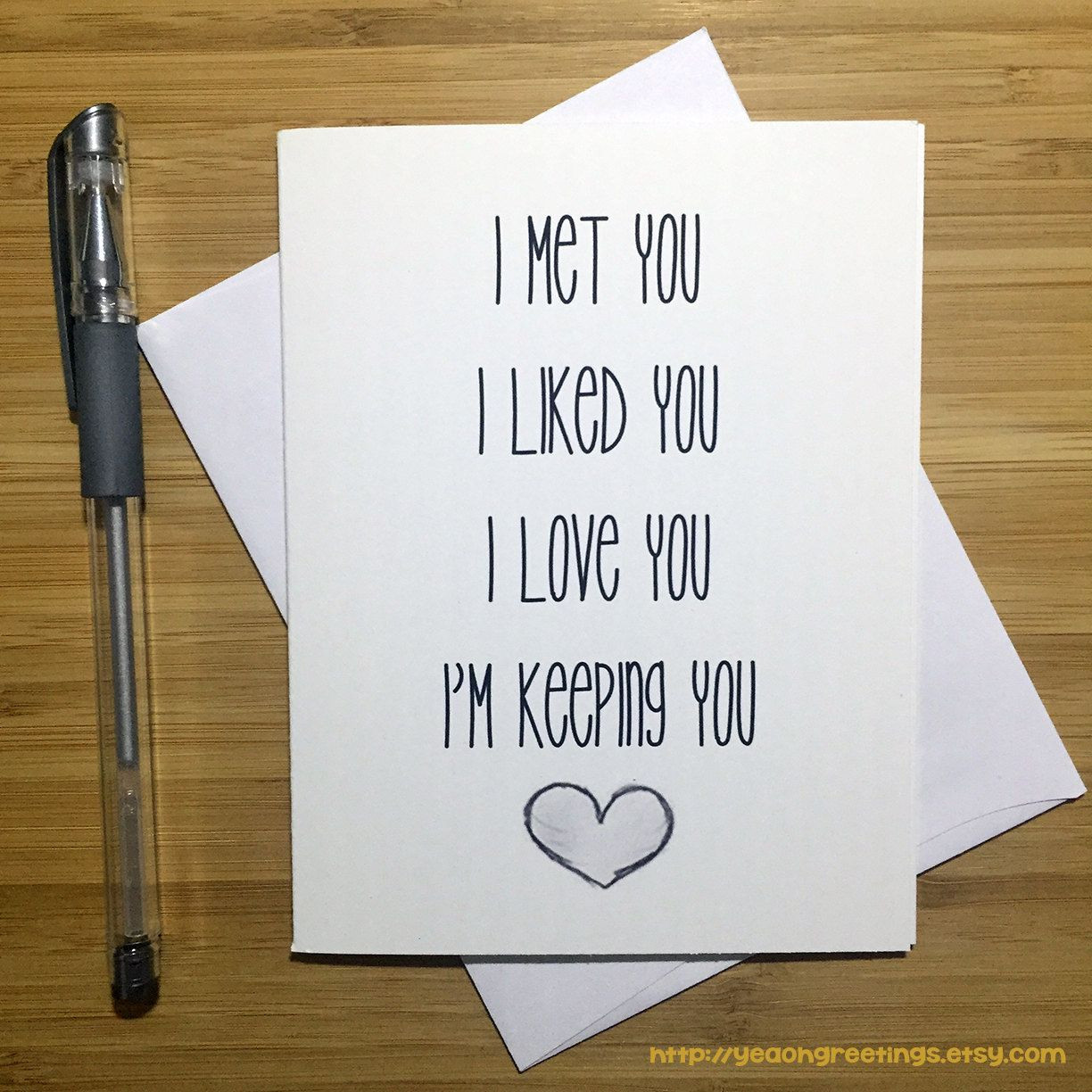 Free Gift Ideas For Girlfriend
 Cute Love Card Anniversary Card Love Greeting Cards