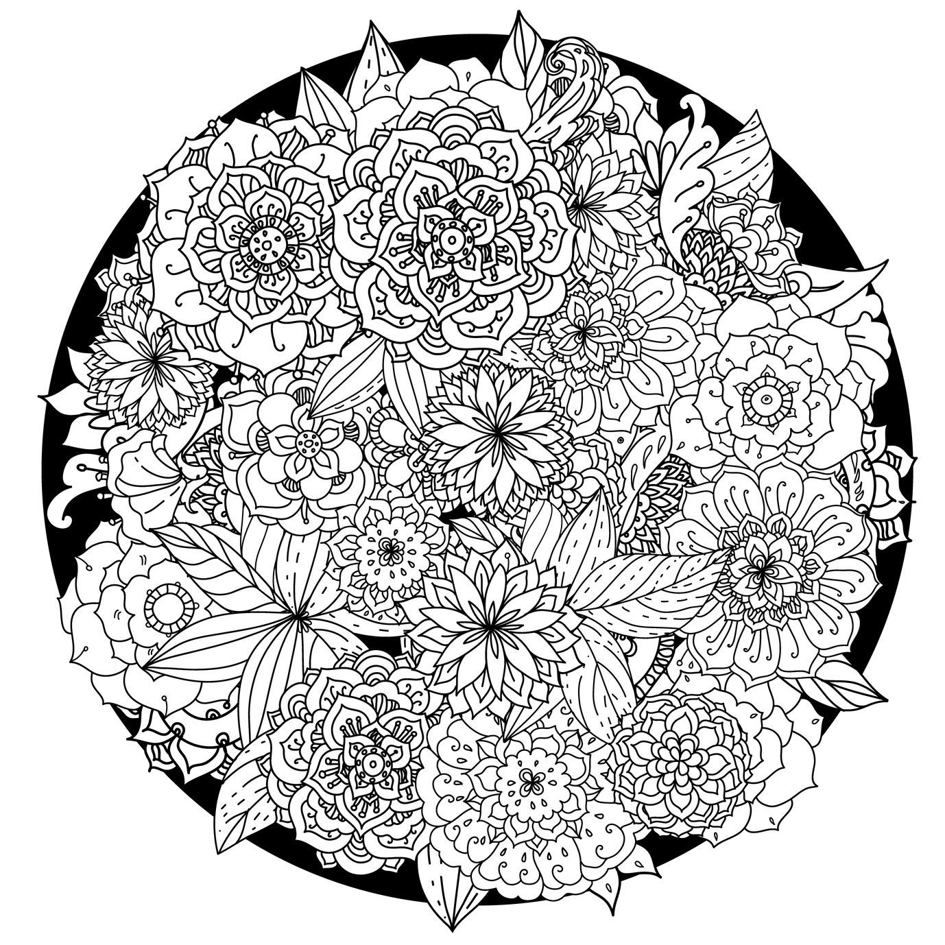 Free Printable Mandala Coloring Pages Adults
 These Printable Abstract Coloring Pages Relieve Stress And