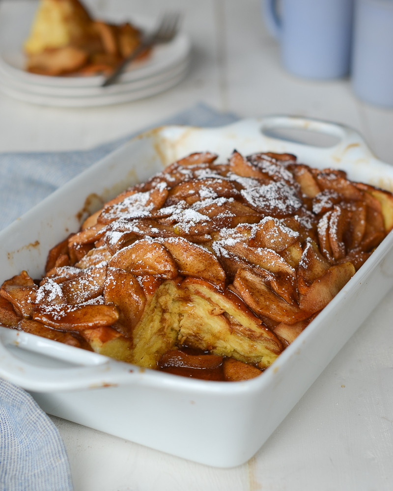 French Toast Casserole Challah
 Baked Apple French Toast ce Upon a Chef