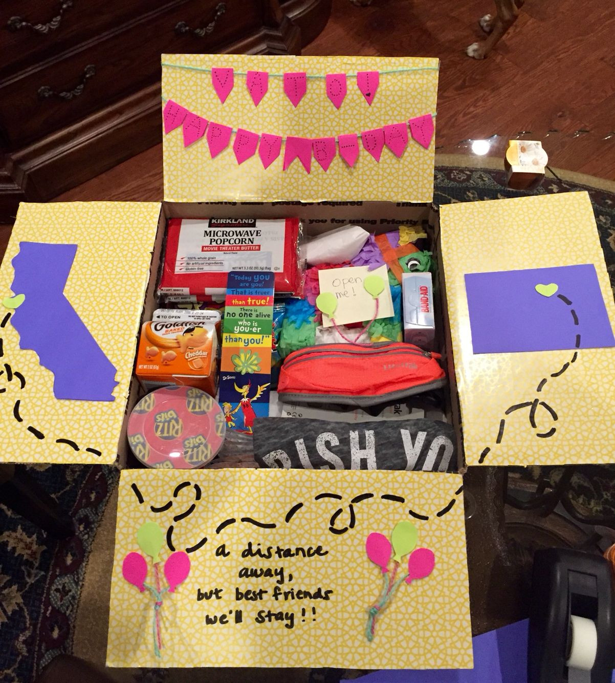 Friend Birthday Gift Ideas Girl
 Birthday care package for a best friend Gigi Gonzalez