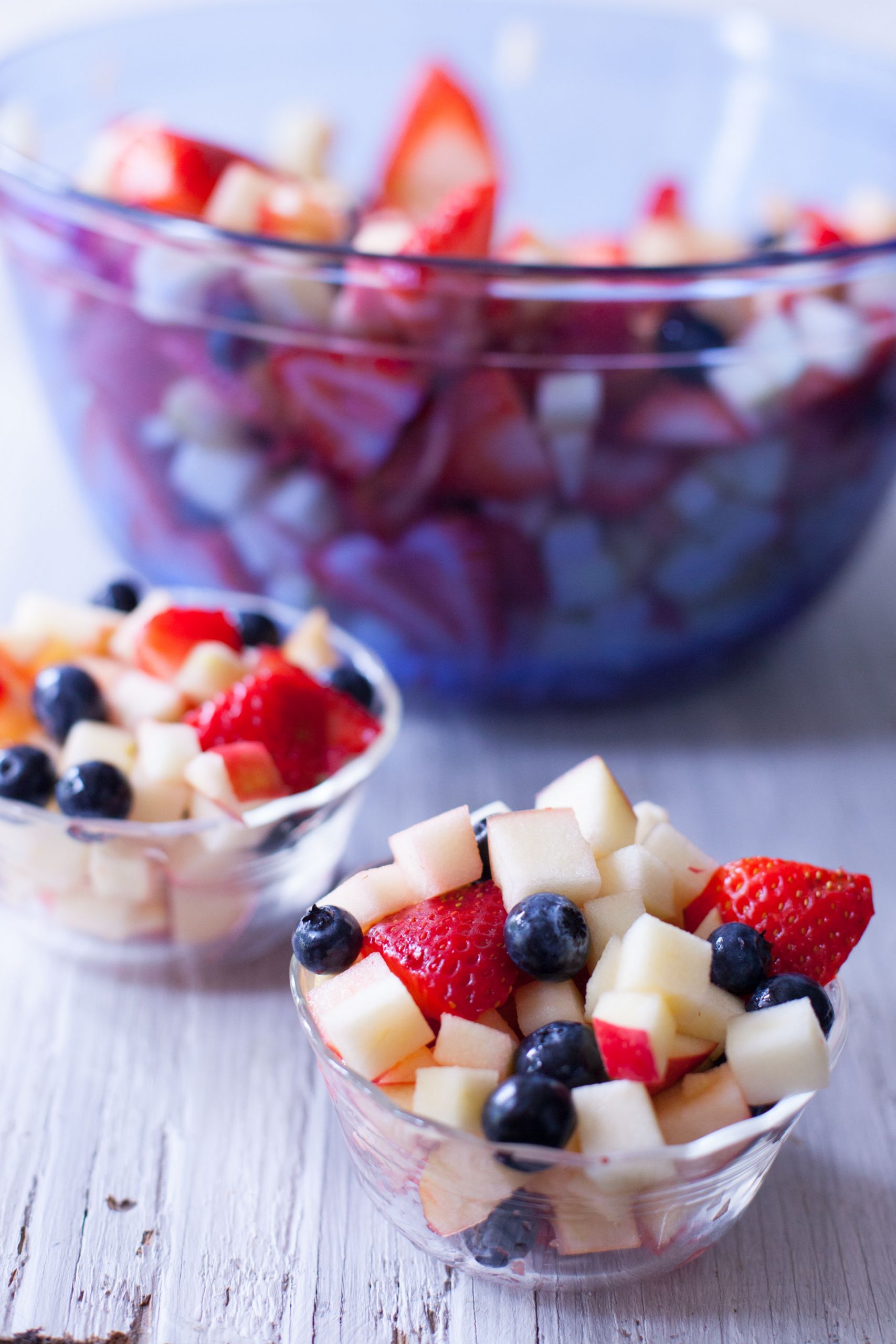 Fruit Salad Dessert
 Easy Red White and Blue Fruit Salad Recipe