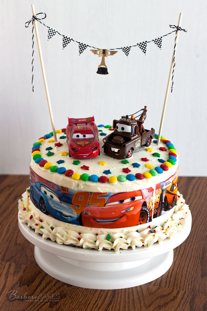 Fun Birthday Cakes
 Cars Birthday Cake