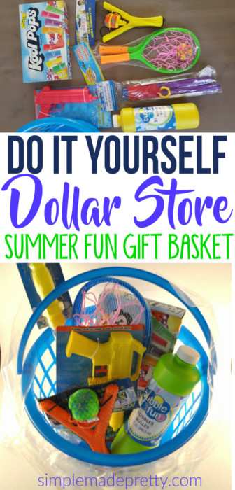 Fun Gift Ideas For Kids
 DIY Dollar Store Outdoor Summer Fun Gift Basket Simple