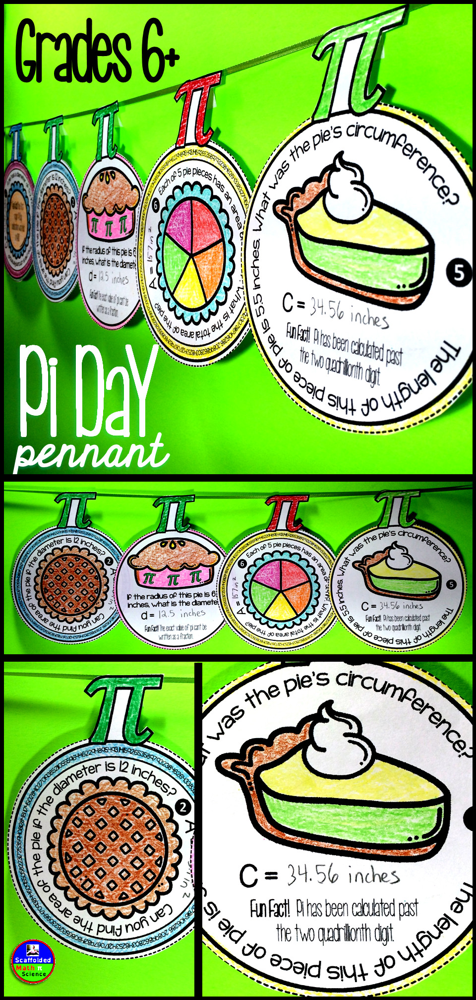 Fun Pi Day Activities For Middle School
 Pi Day Pennant Activity for Middle School