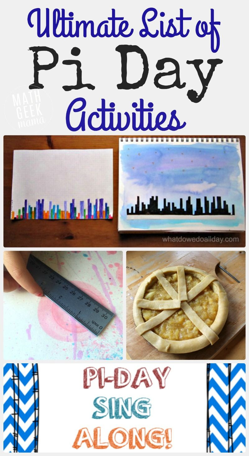 Fun Pi Day Ideas
 Pi Day Huge list of FREE Pi Day Activities for All Ages