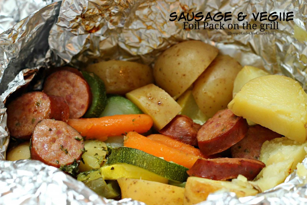 Fun Saturday Night Dinner Ideas
 Slaw Dog and Sausage Foil Pack dinner ideas