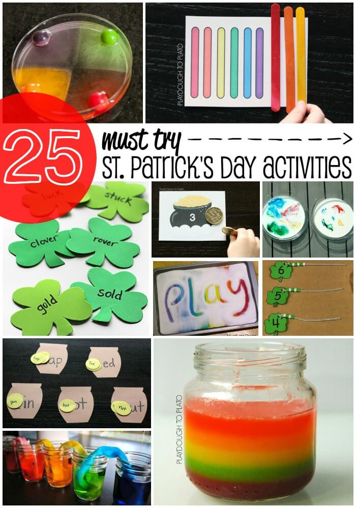 Fun St Patrick's Day Activities
 25 St Patrick s Day Activities for Kids Playdough To Plato