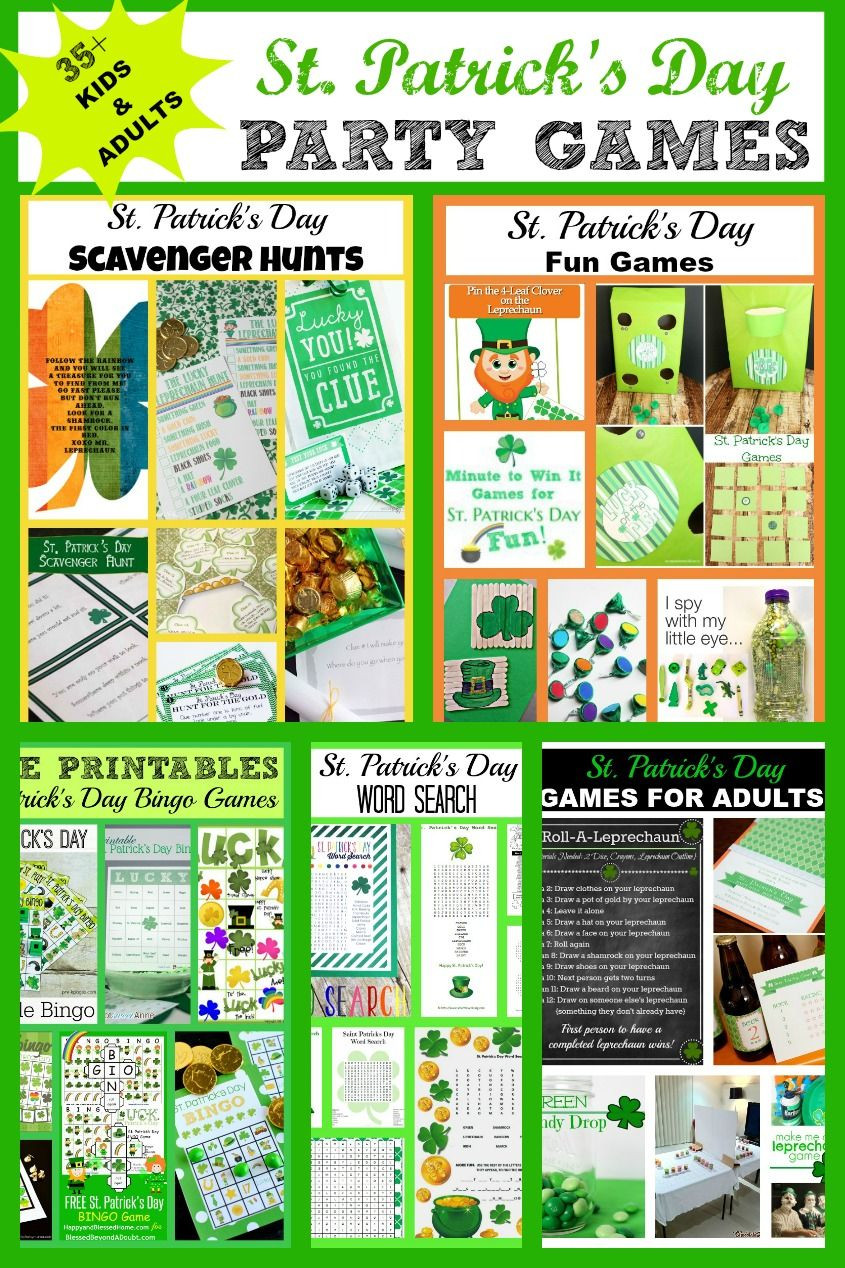 Fun St Patrick's Day Activities
 St Patrick s Day Party Games Kids and Adults