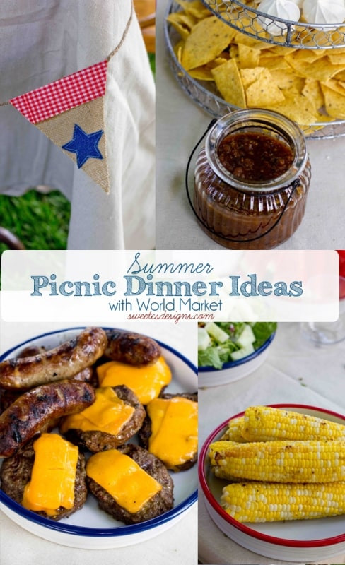 Fun Summer Dinners
 Summer Picnic Dinner Ideas Sweet Cs Designs