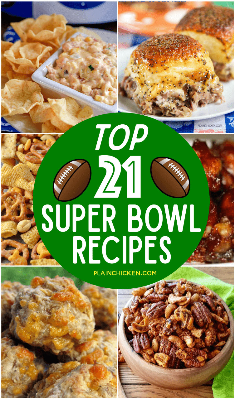 Fun Super Bowl Recipes
 Top 21 Super Bowl Recipes