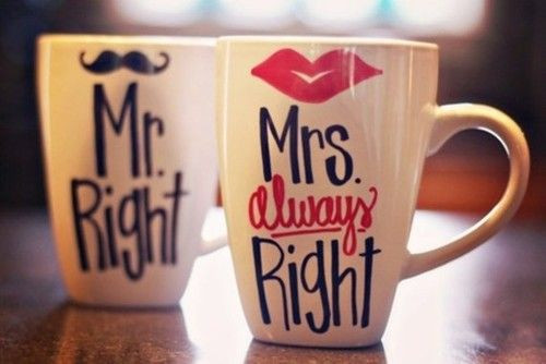 Funny Couple Gift Ideas
 Humorous Couple Coffee Cups Couple Mugs