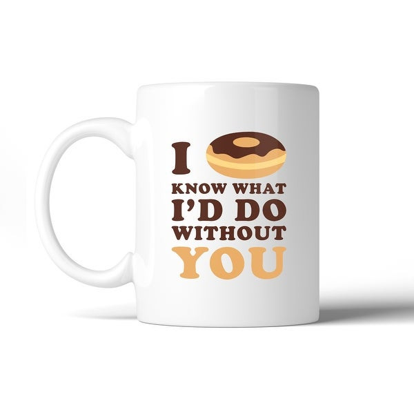 Funny Gift Ideas For Couples
 Shop I Doughnut Know Cute Graphic Coffee Mug Funny Gift