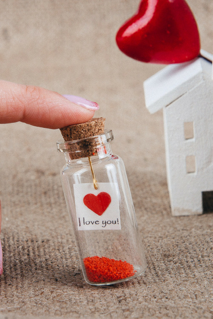 Funny Gift Ideas For Girlfriend
 I Love You Message In a Bottle Gift For Boyfriend Romantic