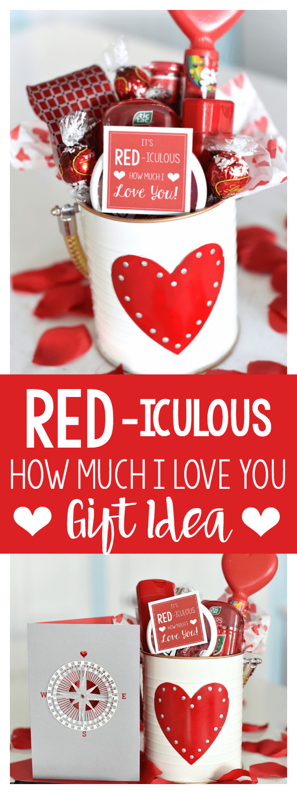 Funny Valentines Day Gifts
 Cute Valentine s Day Gift Idea RED iculous Basket