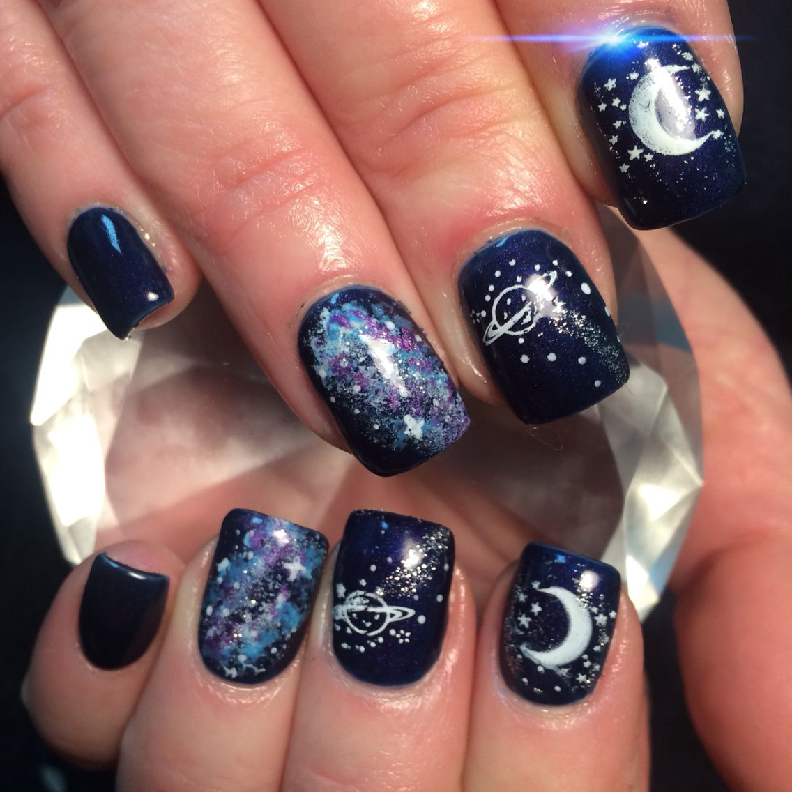 Galaxy Nail Art Design
 Galaxy nail art Superb nails in 2019