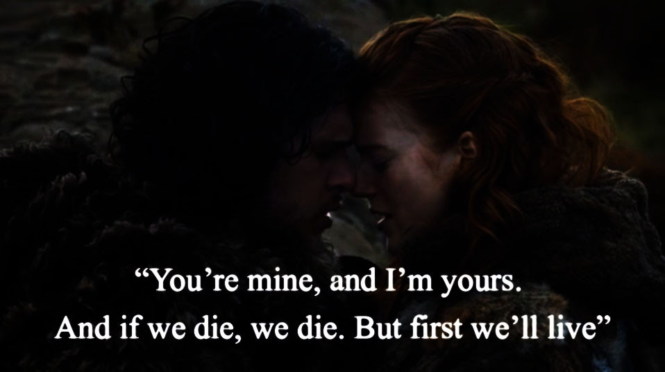 Game Of Thrones Romantic Quotes
 Best Game of Thrones Quotes Season 3 Episode 7
