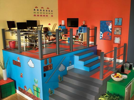 Game Room For Kids
 21 Truly Awesome Video Game Room Ideas U me and the kids