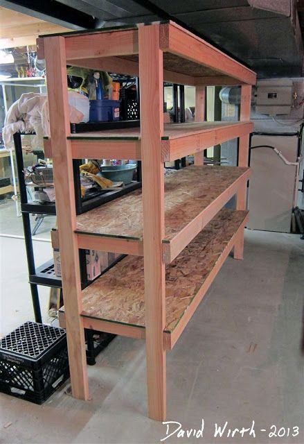 Garage Organization Planning
 storage shelves for garage plans