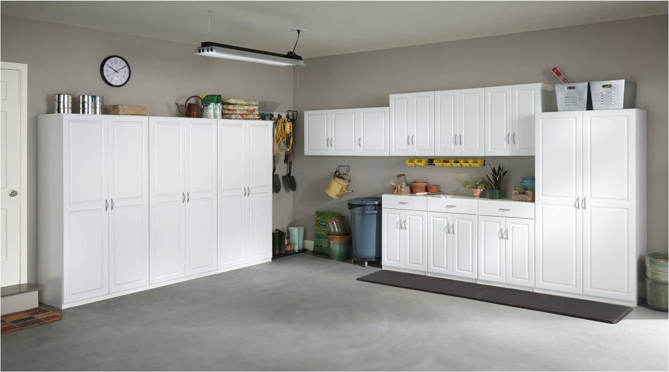 Garage Organizers Cabinets
 Three tall garage storage cabinets