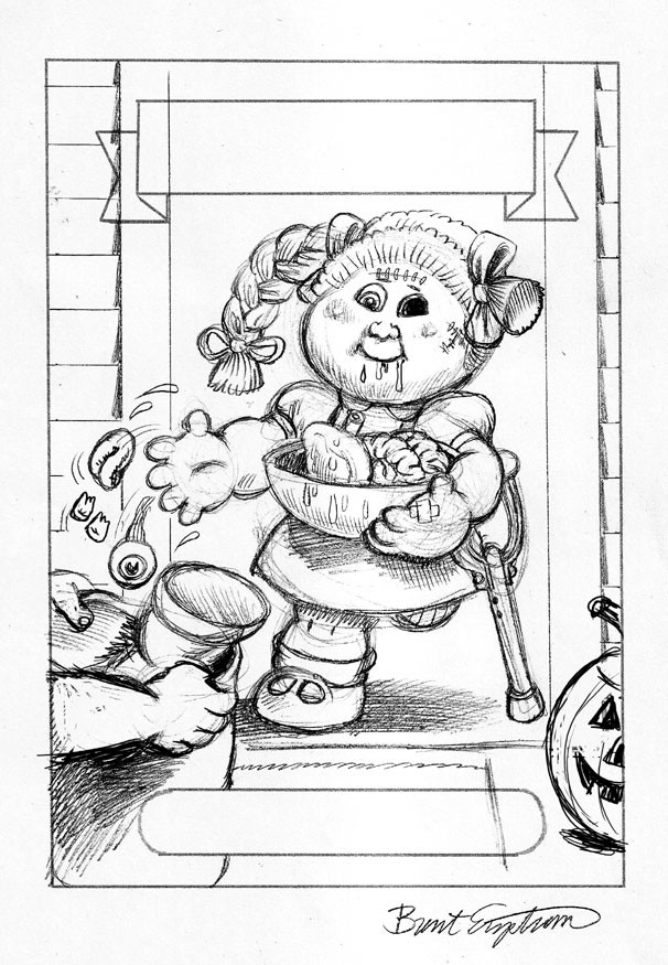 Garbage Pail Kids Coloring Pages
 BRENT ENGSTROM S BLOG Brand New Series 1 Garbage Pail