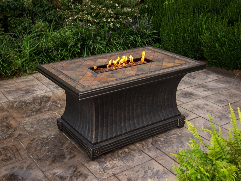 Gas Fire Pit For Deck
 Rectangular fire pit patio gas stoves patio gas fire pits