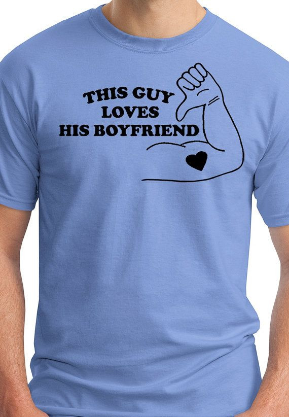 Gay Boyfriend Gift Ideas
 boyfriend t Gay Pride Shirt LGBT Valentines Day
