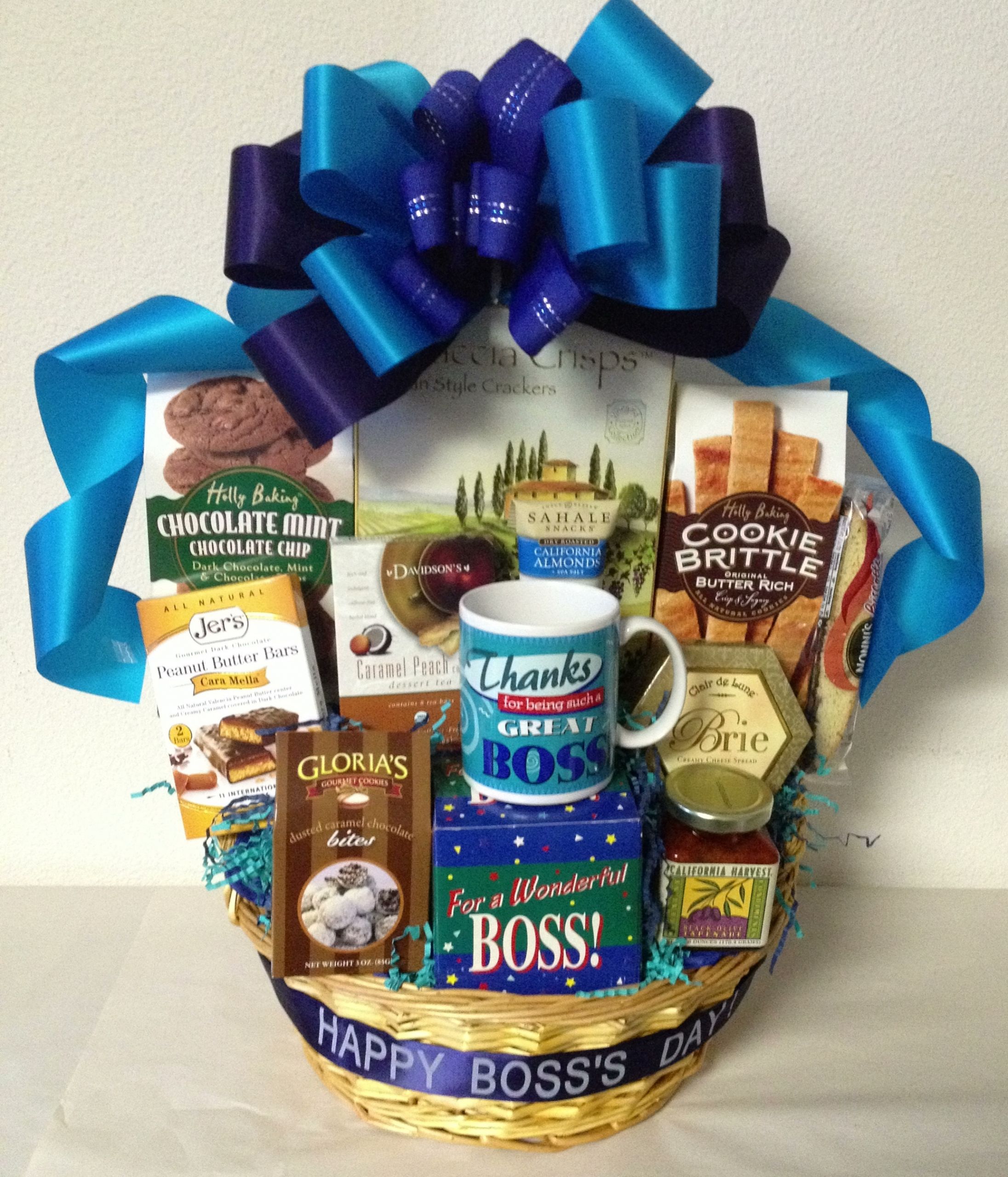 Gift Basket Ideas For Boss
 Boss s Day Gift Baskets