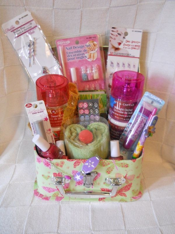 Gift Baskets Ideas For Girls
 Girly t box for a young girl Gift Ideas