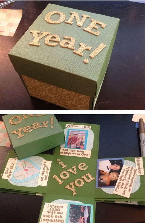 Gift Box Ideas For Boyfriend
 30 DIY Gifts For Boyfriend Christmas 2016