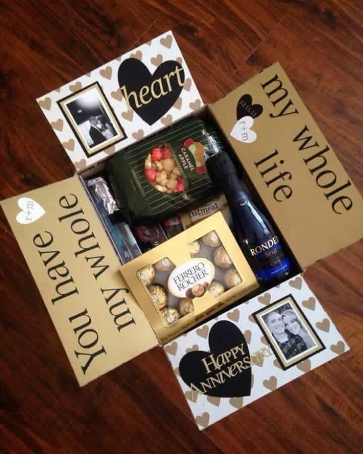 Gift Box Ideas For Boyfriend
 If you re running out of anniversary ideas this is simple