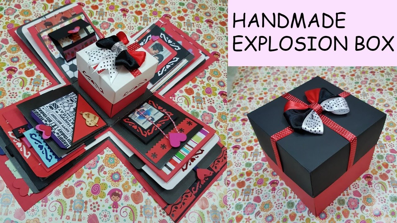 Gift Box Ideas For Girlfriend
 Gift idea Explosion Box for friend surprize box birthday