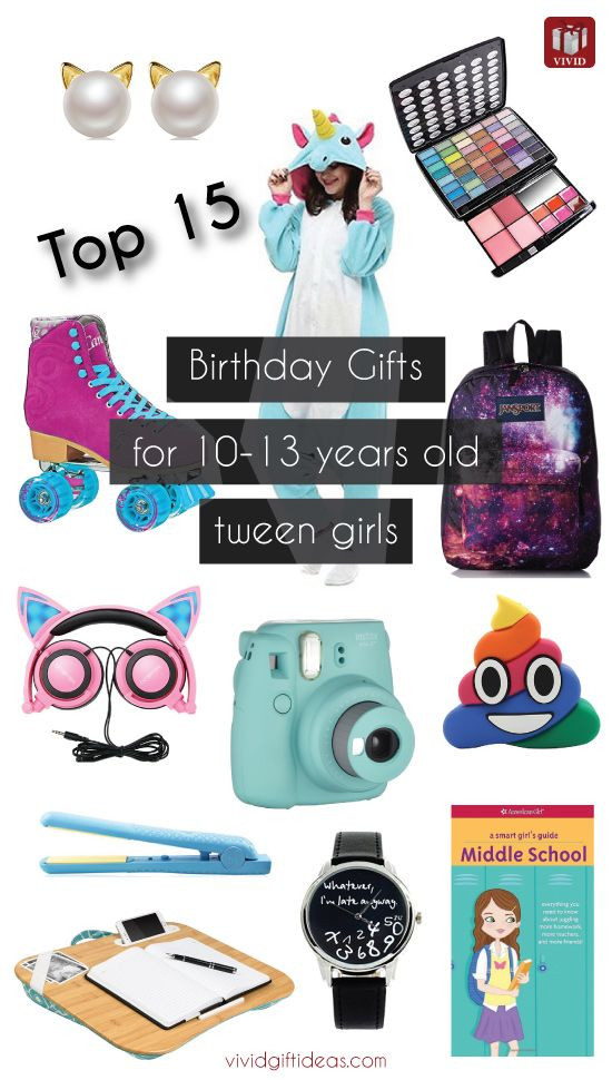 Gift Ideas 12 Year Old Girls
 Top 15 Birthday Gift Ideas for Tween Girls