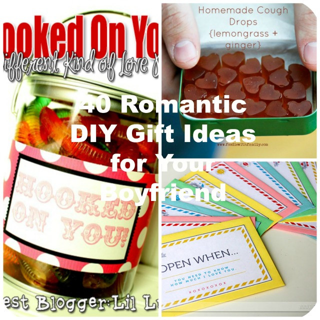 Gift Ideas Boyfriend
 40 Romantic DIY Gift Ideas for Your Boyfriend You Can Make