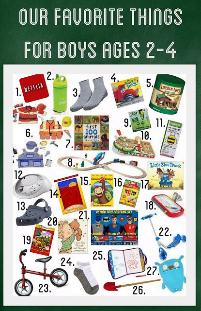 Gift Ideas For 3 Year Old Boys
 Our Favorite Things for Boys Ages 2 4
