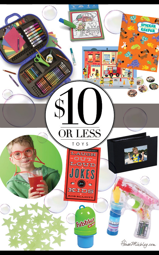 Gift Ideas For Boys 10
 $10 or less Toys