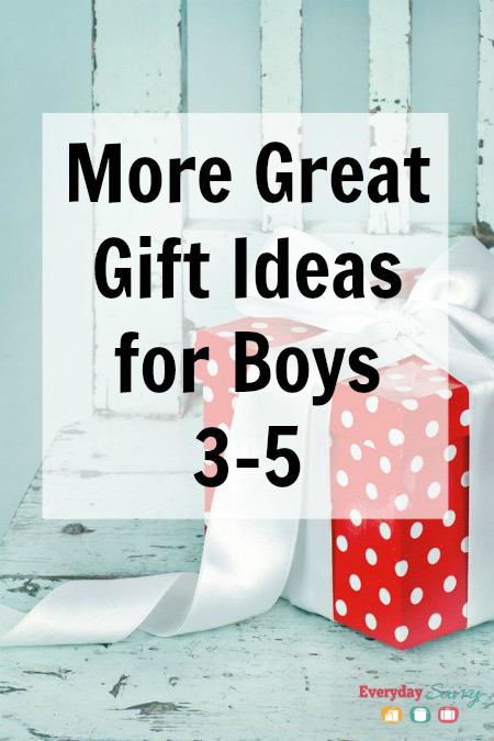 Gift Ideas For Boys Age 5
 More Holiday Gift Ideas for Young Boys Ages 3 4 & 5